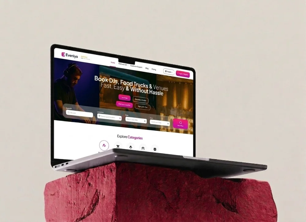 Evenlyo SaaS Platform | Multi Vendor Event Rental CRM & CMS