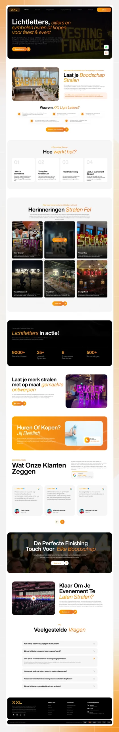 XXL Licht Letters