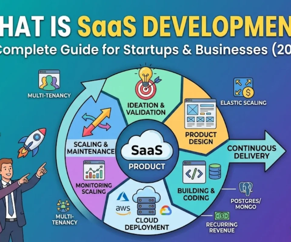 Learn what SaaS development is, why it matters, and how to get started. This complete guide covers the fundamentals, key concepts, and what to expect when building a SaaS product.