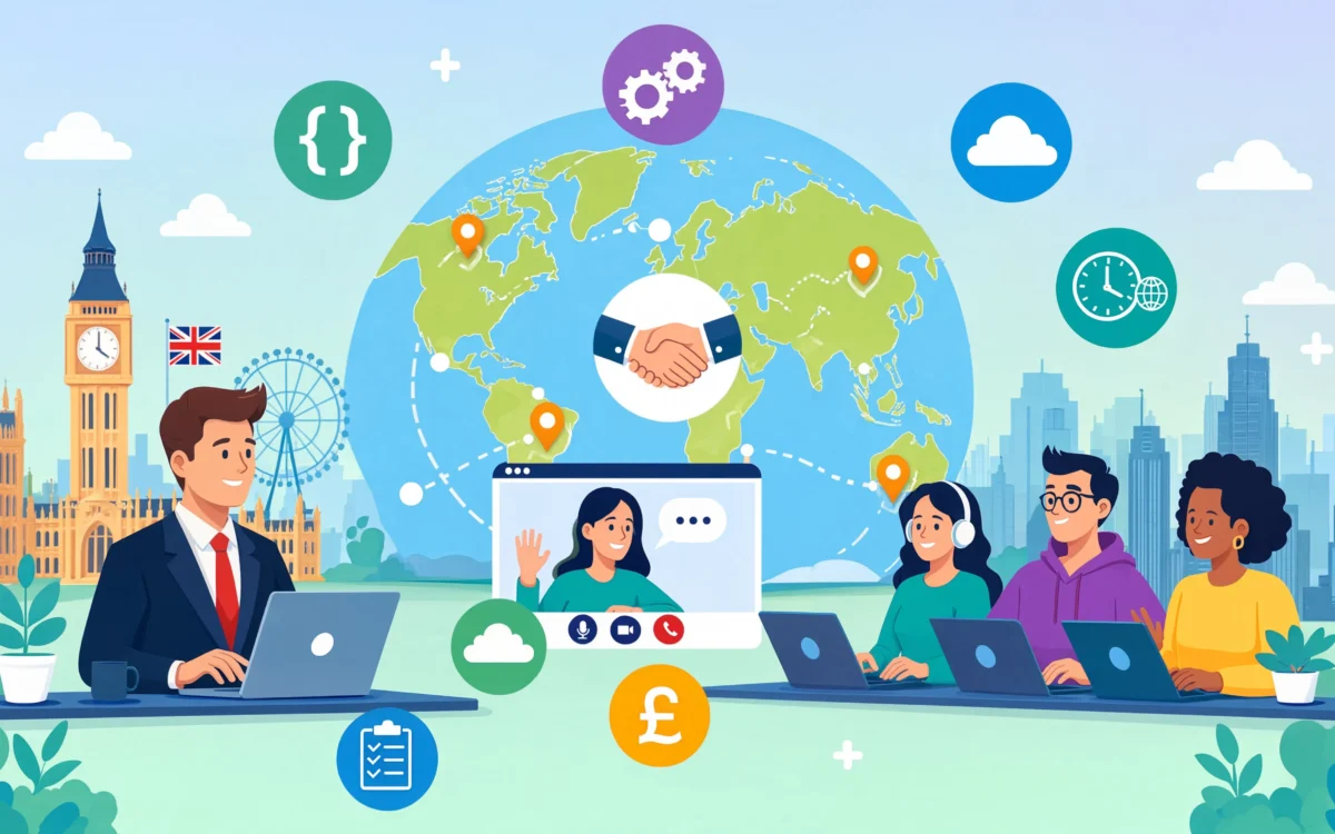 outsourcing software development UK, nearshore software development, offshore development UK, outsourced development team, software outsourcing partner UK