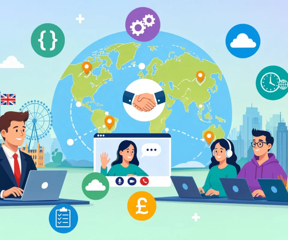 outsourcing software development UK, nearshore software development, offshore development UK, outsourced development team, software outsourcing partner UK