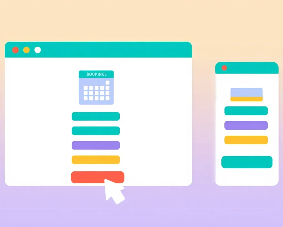 Website Booking Page Design Thumbnail